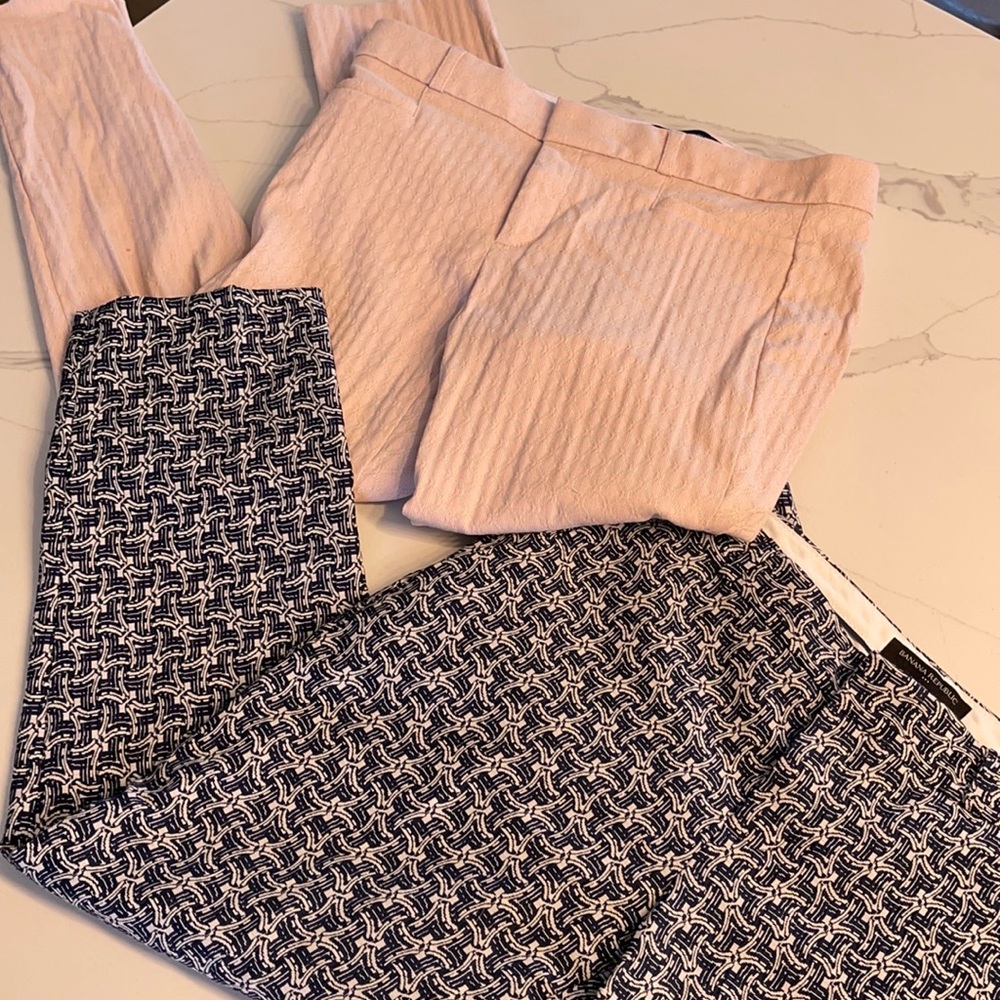 BANANA REPUBLIC Bundle (2) of Business Casual Pants 4 Petite